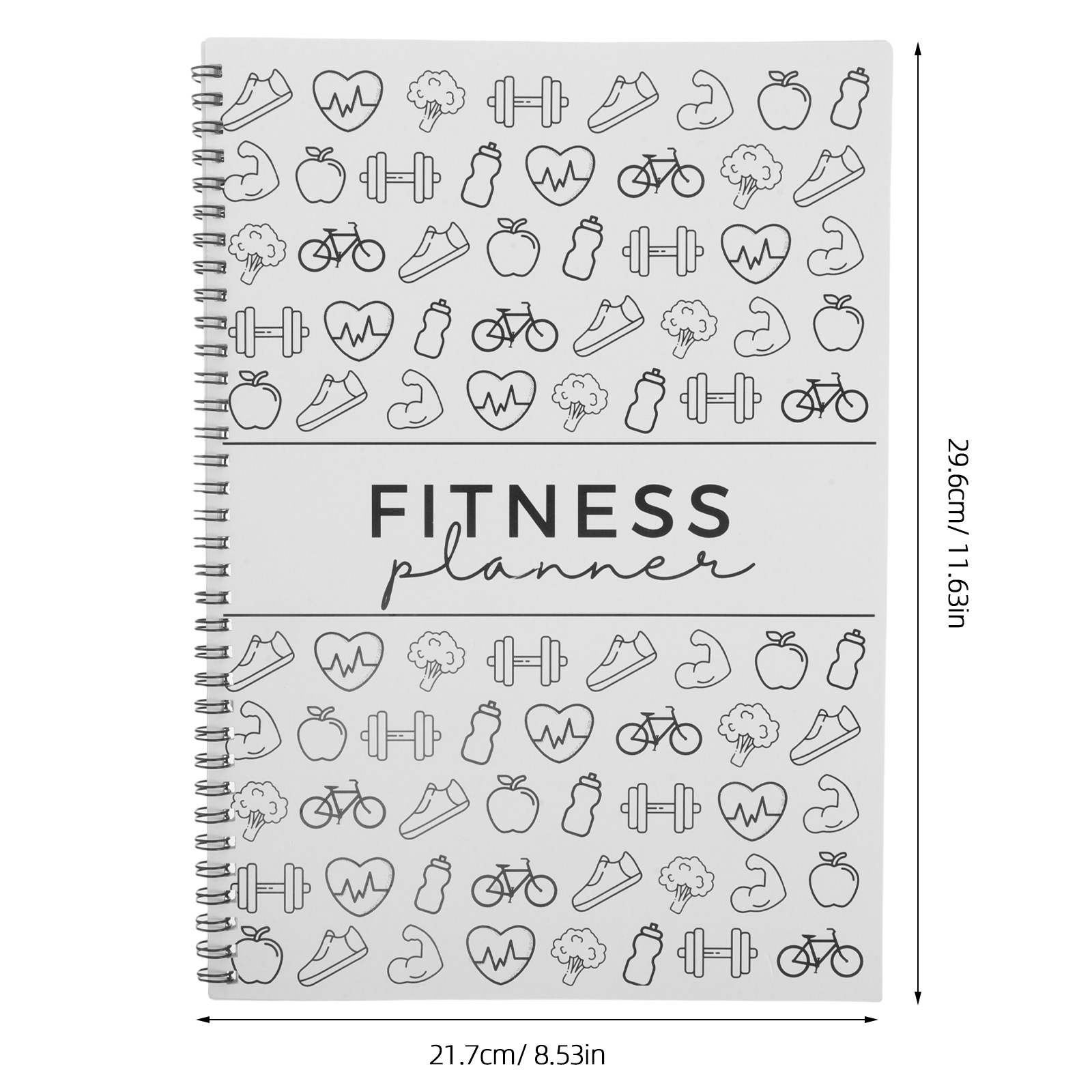 Fitness Workout Journal 11.7x8 - Fitness Journal Planner 评论和价格