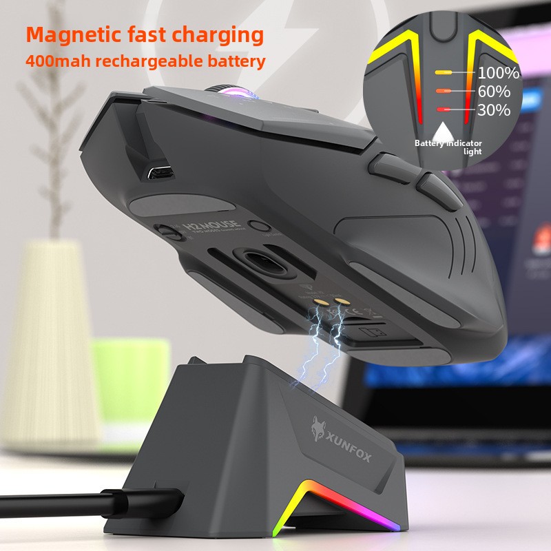 H2 charging RGB luminous mouse - Fitness Journal Planner 评论和价格