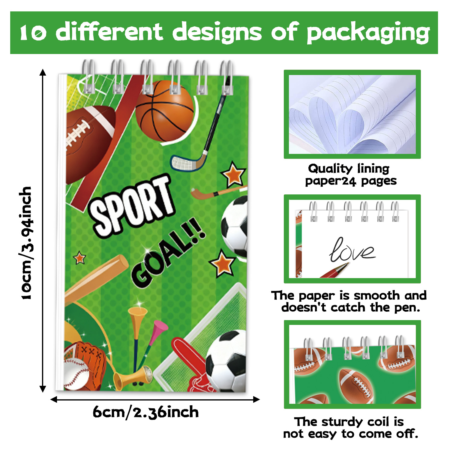 Multi Sports Ball Mini Spiral  - Fitness Journal Planner 评论和价格