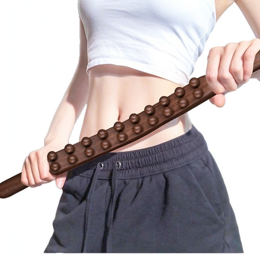Manual Wooden Massage Roller T - Health Wellness And Spa 评论和价格